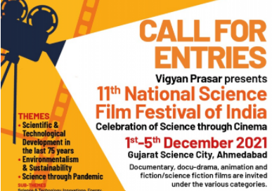 National Science Film Festival (2021) to be Held in Ahmedabad